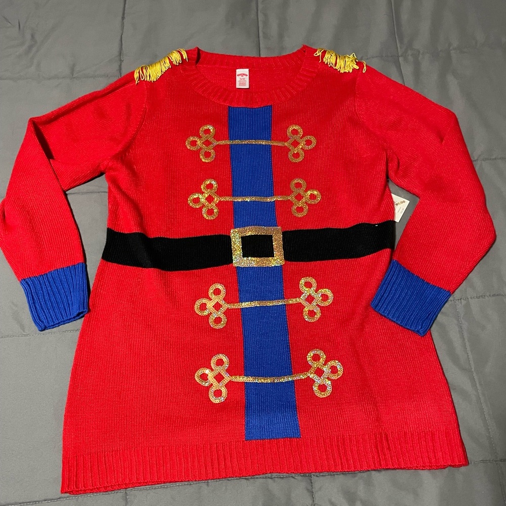 Nutcracker Christmas Sweater Women’s XL